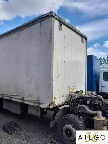 Тент-штора 7.2 м для грузовика — б/у из Германии, 60 кубов объема