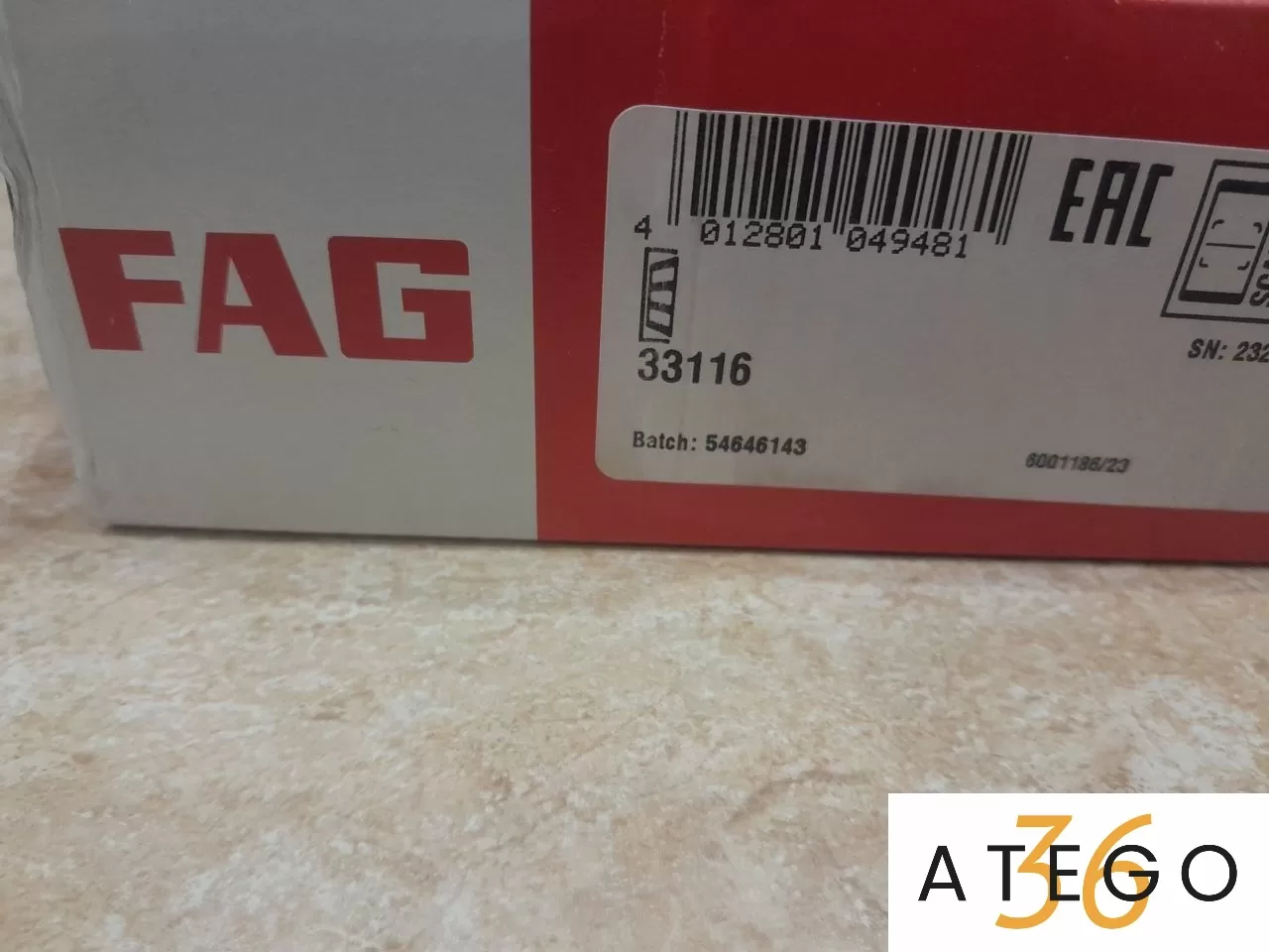 Подшипник задней ступицы 33116