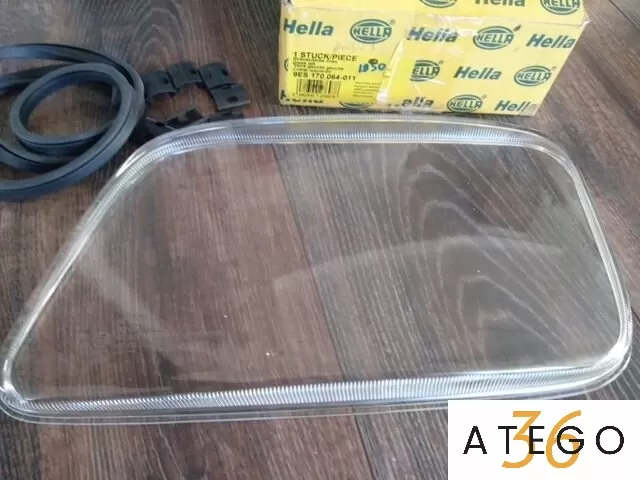 Стекло фары Mercedes Actros/Axor HELLA новое