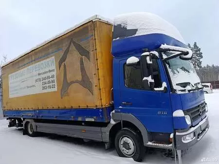 Тентованный грузовик 43 м³ Mercedes-Benz Atego 816, 2008